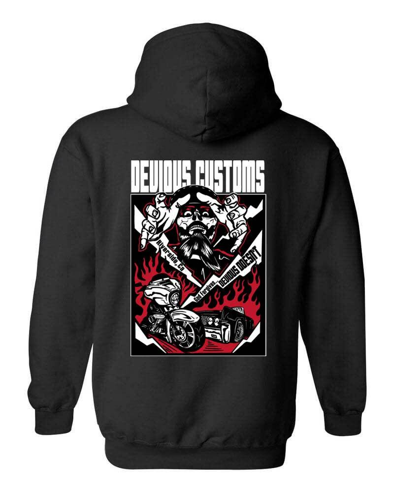 Devious Preacher Black Hoodie - Devious Sweatshirt